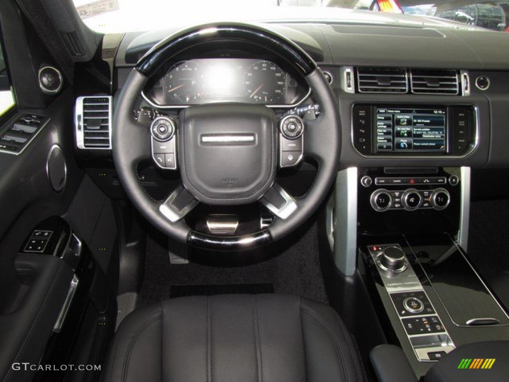 2014 Land Rover Range Rover Supercharged Ebony/Ebony Dashboard Photo #93769451