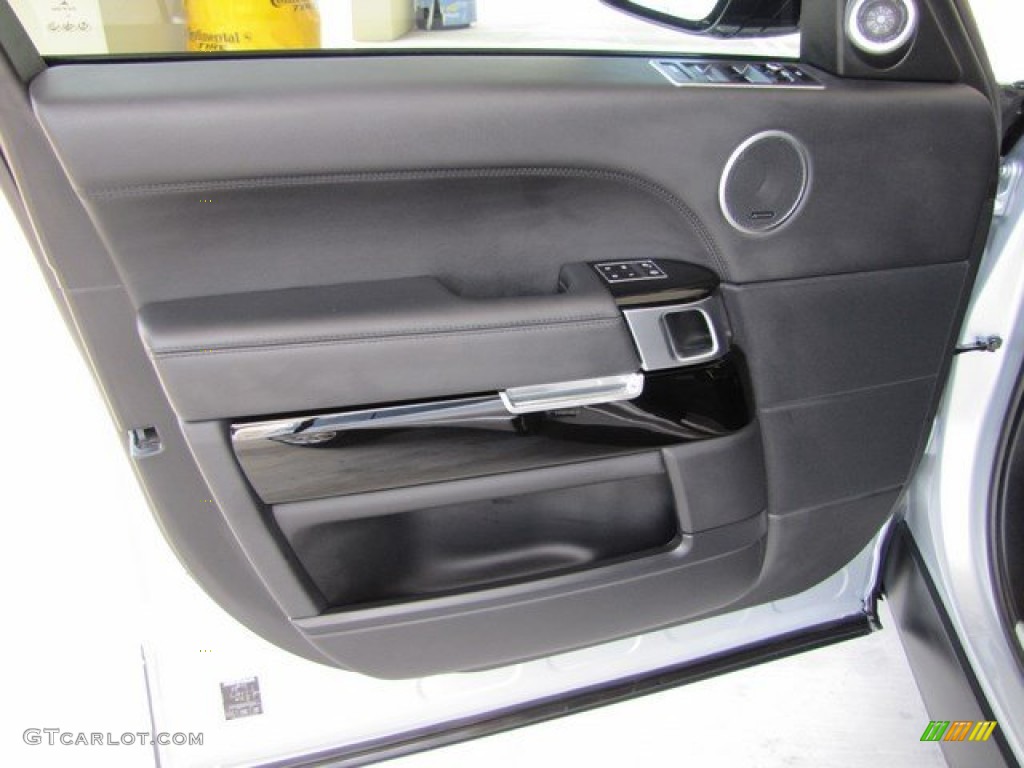 2014 Land Rover Range Rover Supercharged Ebony/Ebony Door Panel Photo #93770274