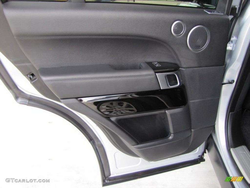 2014 Land Rover Range Rover Supercharged Ebony/Ebony Door Panel Photo #93770327