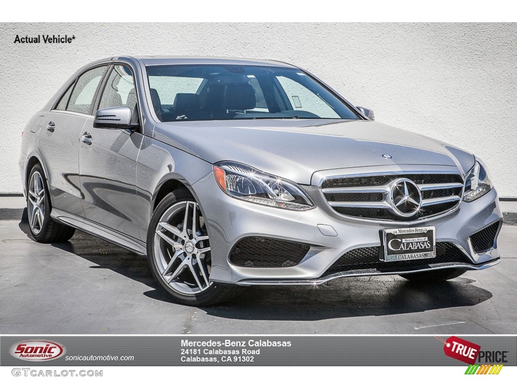2014 E 350 Sport Sedan - Paladium Silver Metallic / Gray/Dark Gray photo #1