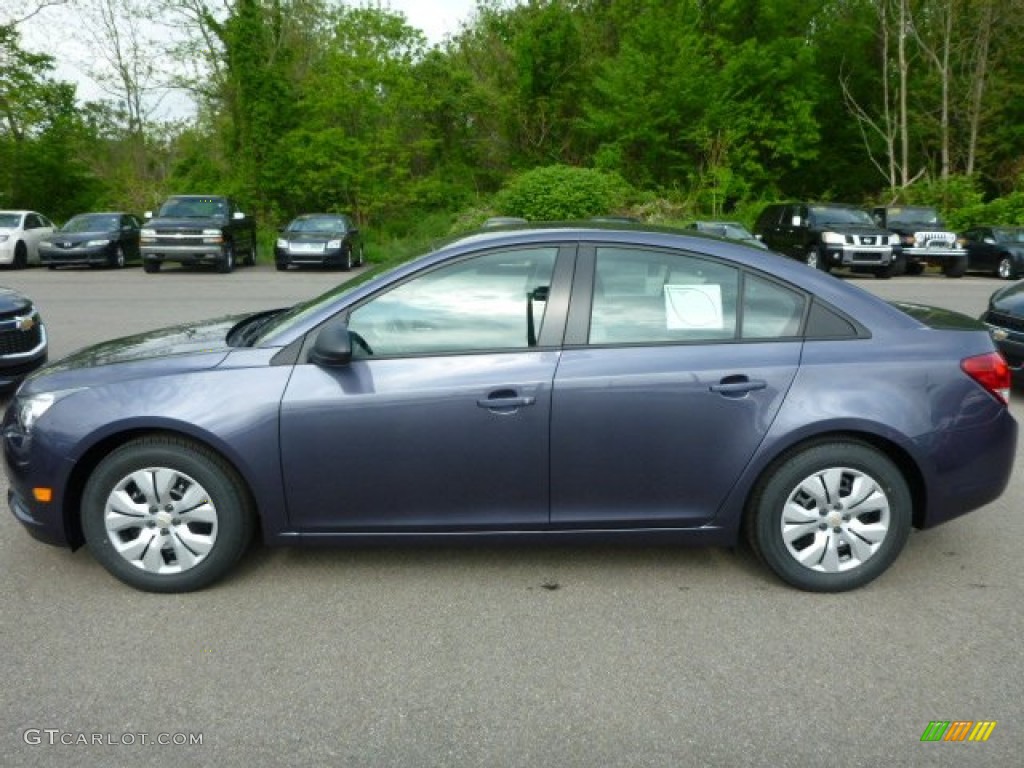 2014 Cruze LS - Atlantis Blue Metallic / Jet Black/Medium Titanium photo #2