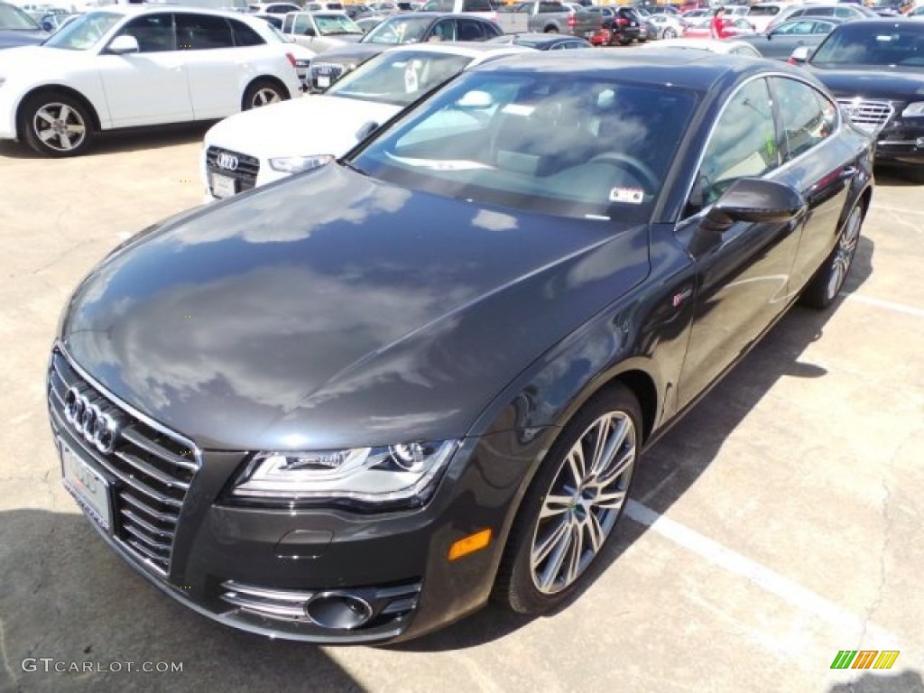 Oolong Gray Metallic 2014 Audi A7 3.0T quattro Premium Plus Exterior Photo #93771672