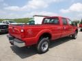 Vermillion Red - F350 Super Duty XL Crew Cab 4x4 Photo No. 8