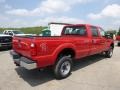 2015 Vermillion Red Ford F350 Super Duty XL Crew Cab 4x4  photo #8