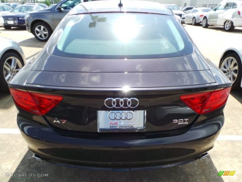 2014 A7 3.0T quattro Premium Plus - Oolong Gray Metallic / Black photo #6