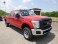Vermillion Red - F350 Super Duty XL Crew Cab 4x4 Photo No. 2