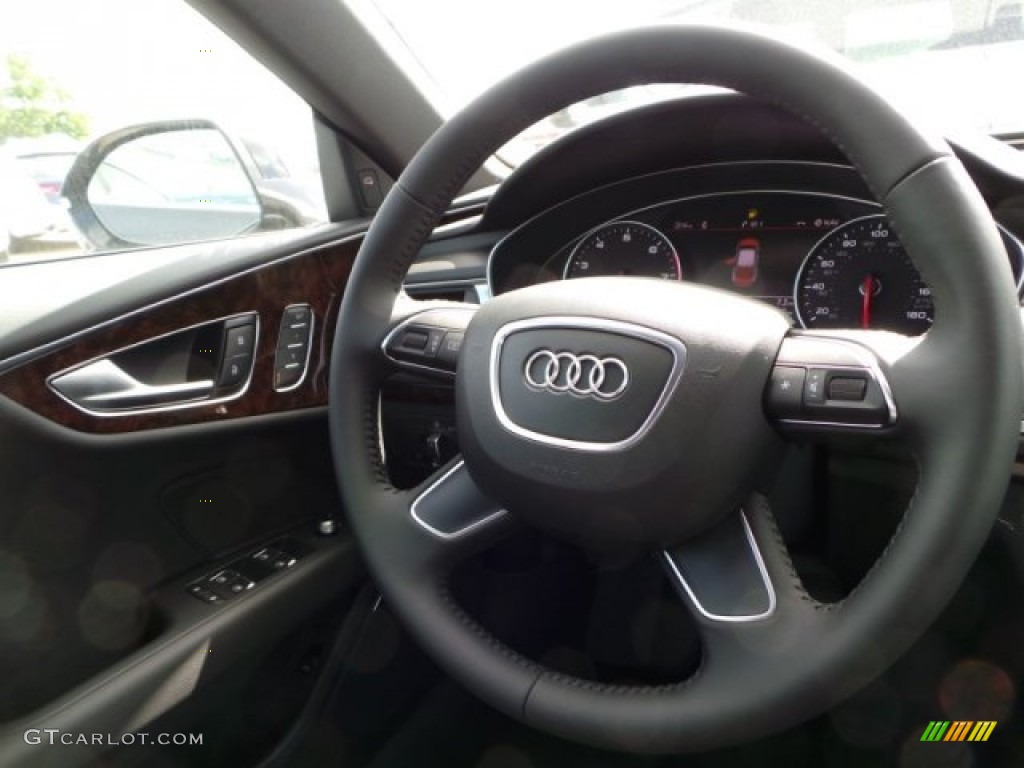 2014 A7 3.0T quattro Premium Plus - Oolong Gray Metallic / Black photo #30