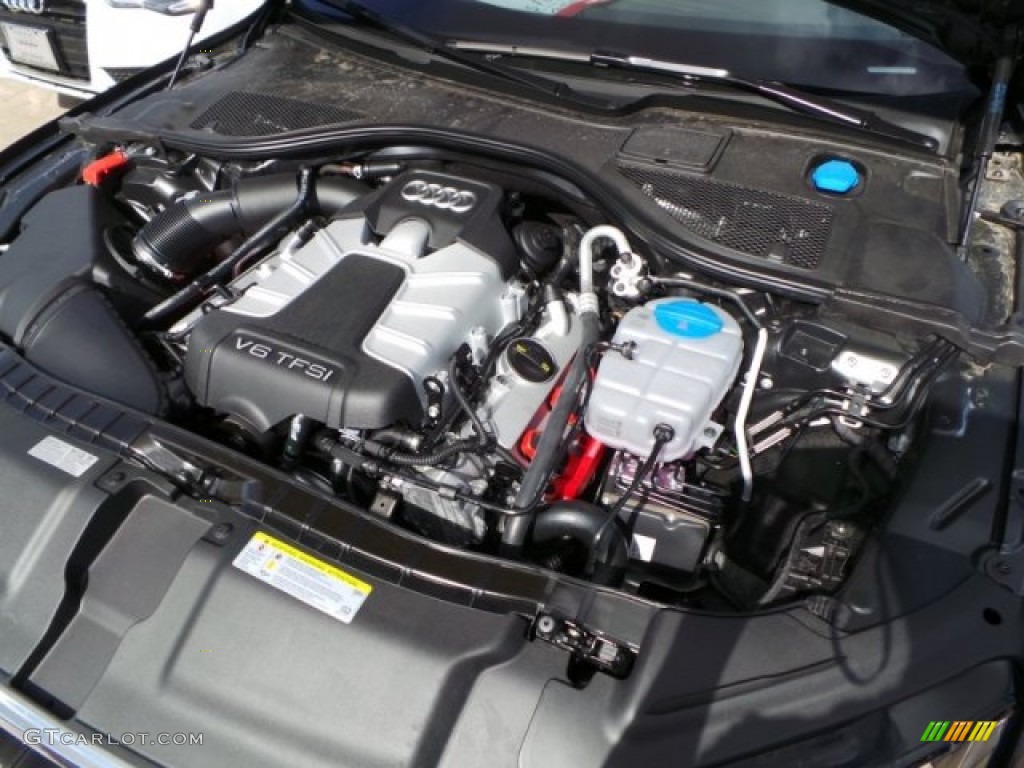 2014 Audi A7 3.0T quattro Premium Plus 3.0 Liter Supercharged FSI DOHC 24-Valve VVT V6 Engine Photo #93772388