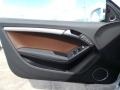 Chestnut Brown 2014 Audi A5 2.0T Cabriolet Door Panel