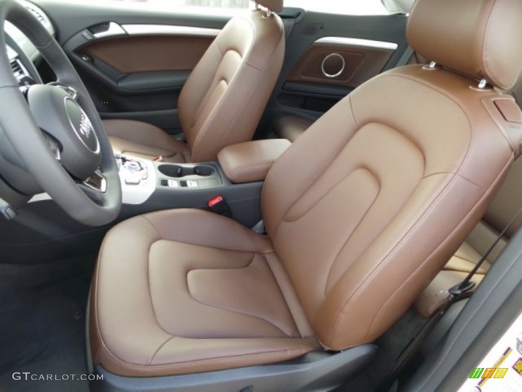 2014 Audi A5 2.0T Cabriolet Front Seat Photo #93772800