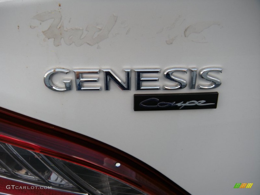 2013 Genesis Coupe 3.8 Grand Touring - White Satin Pearl / Black Leather photo #14