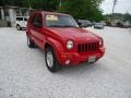 2004 Flame Red Jeep Liberty Limited 4x4  photo #3