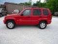 2004 Flame Red Jeep Liberty Limited 4x4  photo #8