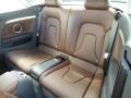 2014 Audi A5 Chestnut Brown Interior Rear Seat Photo