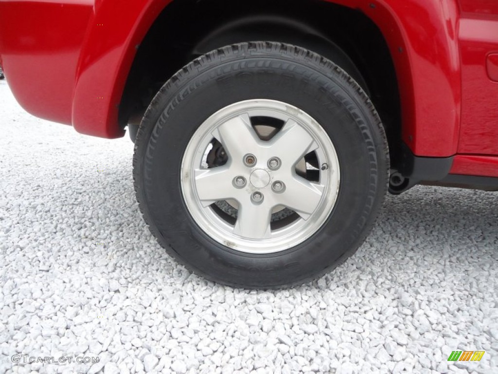 2004 Liberty Limited 4x4 - Flame Red / Light Taupe/Dark Slate Gray photo #34