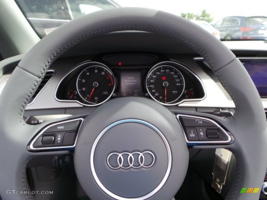 2014 A5 2.0T Cabriolet - Monsoon Gray Metallic / Titanium Gray photo #23