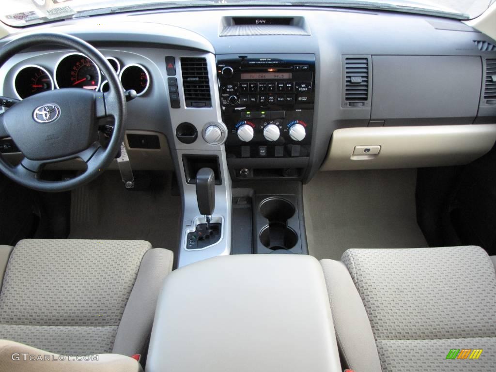 2007 Tundra SR5 Double Cab - Pyrite Mica / Beige photo #20