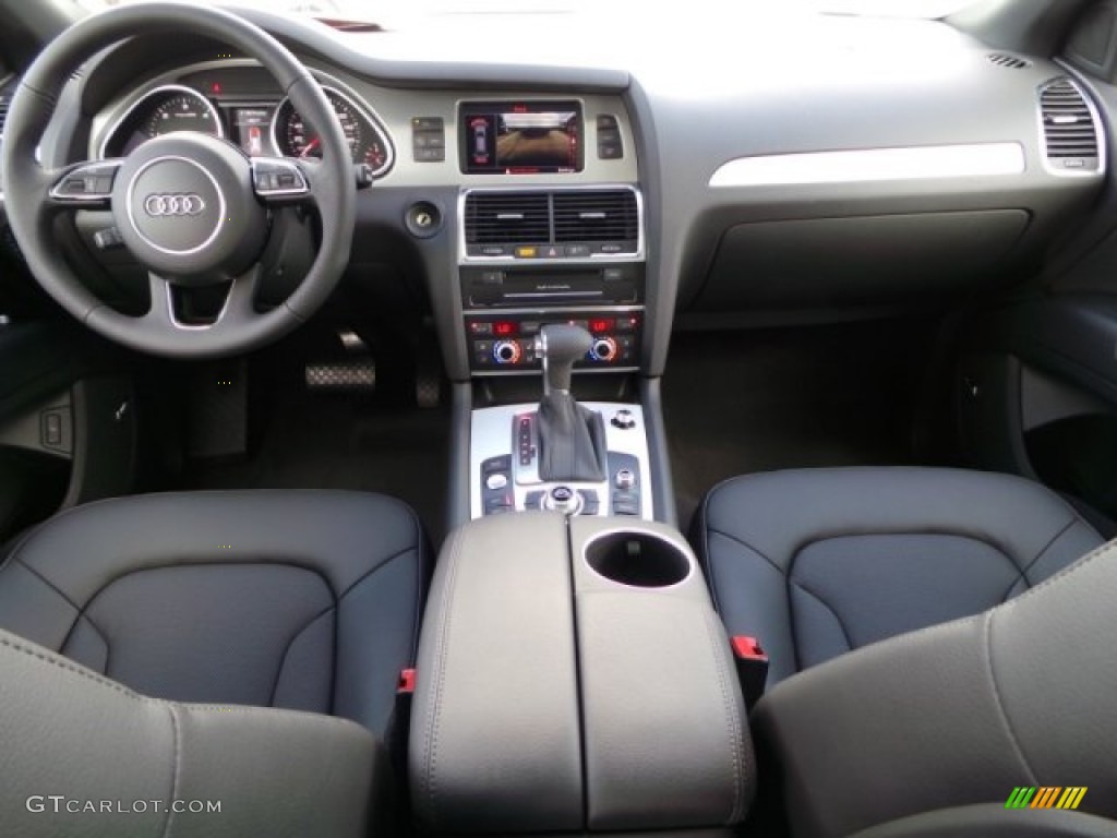 2014 Audi Q7 3.0 TDI quattro Black Dashboard Photo #93774680