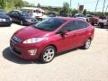 2011 Bright Magenta Metallic Ford Fiesta SEL Sedan  photo #9