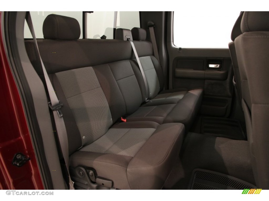 2005 F150 XLT SuperCrew 4x4 - Dark Toreador Red Metallic / Medium Flint/Dark Flint Grey photo #10