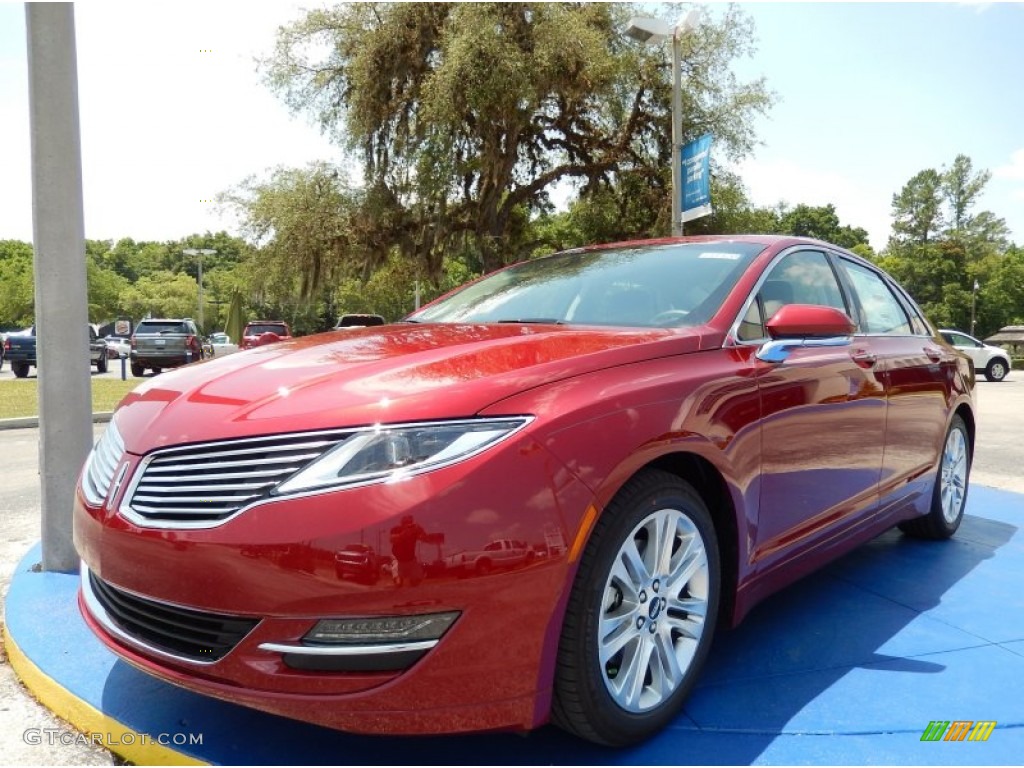 2014 MKZ FWD - Ruby Red / Charcoal Black photo #1