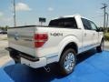 2014 White Platinum Ford F150 Platinum SuperCrew 4x4  photo #3