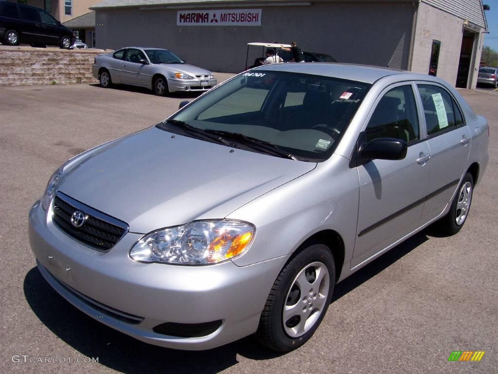 Silver Streak Mica Toyota Corolla