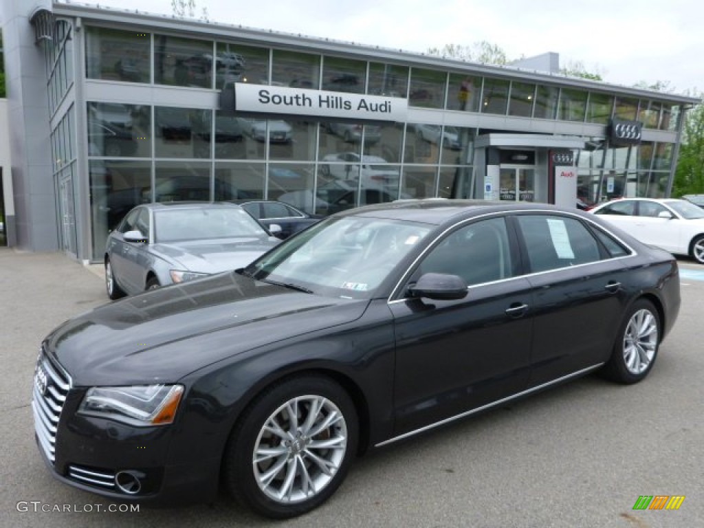 2011 A8 L 4.2 FSI quattro - Oolong Grey Metallic / Black photo #1