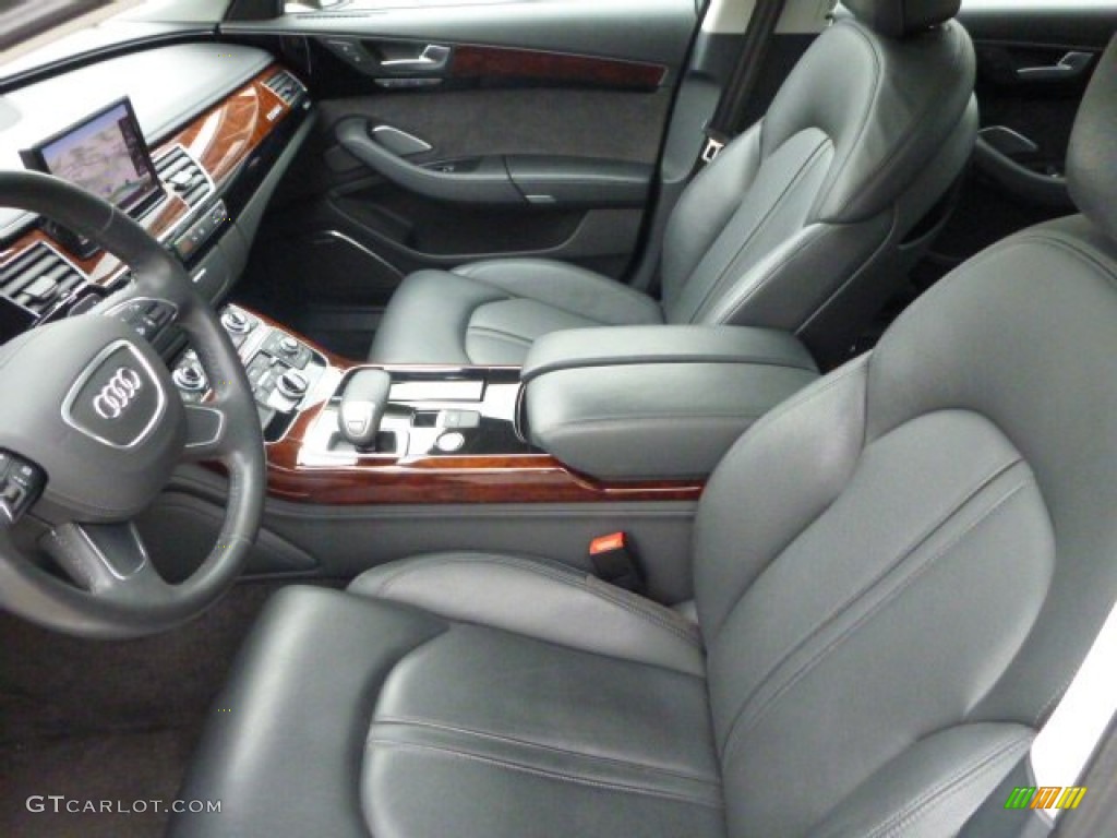 2011 A8 L 4.2 FSI quattro - Oolong Grey Metallic / Black photo #9