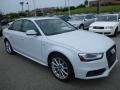 Ibis White - A4 2.0T quattro Sedan Photo No. 5