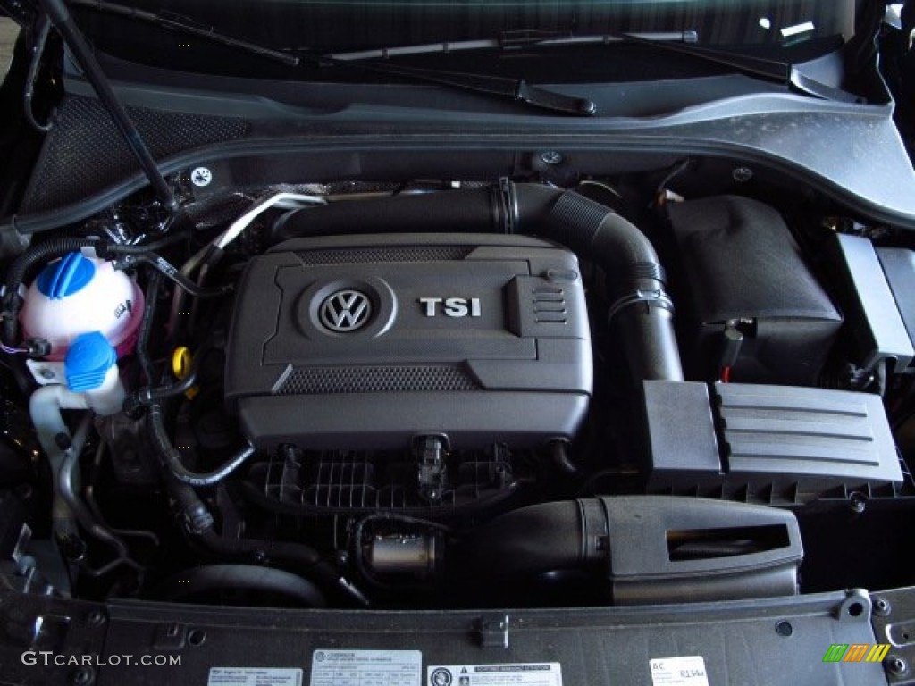 2014 Passat 1.8T Wolfsburg Edition - Black / Titan Black photo #23