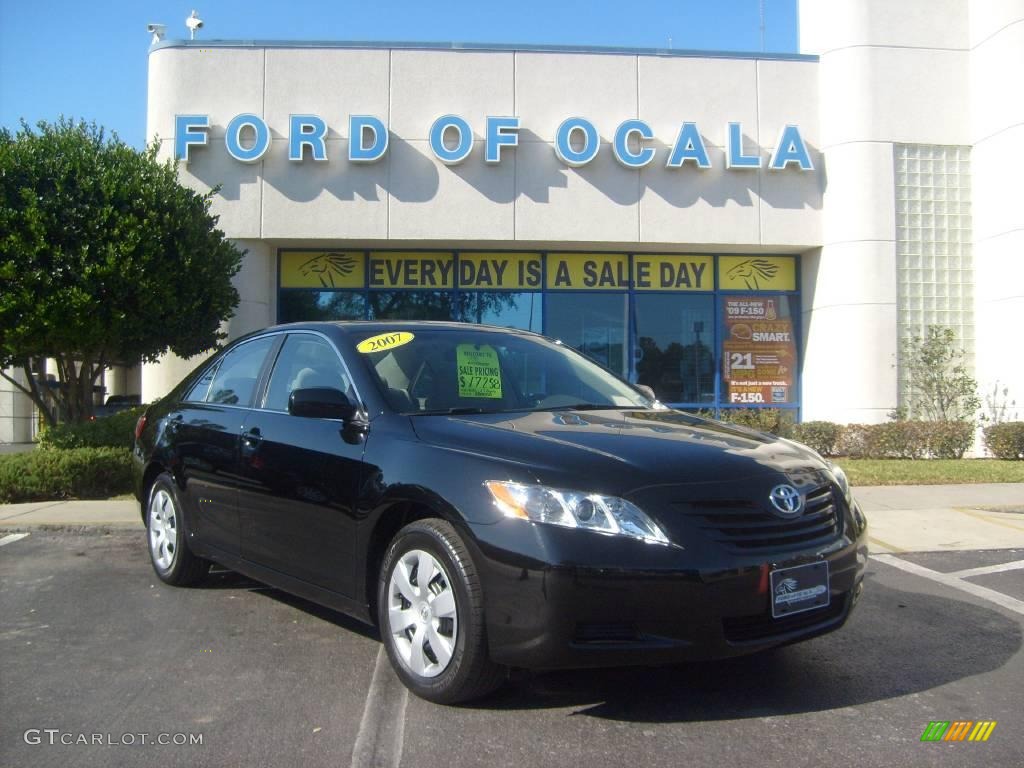 2007 Camry LE - Black / Ash photo #1