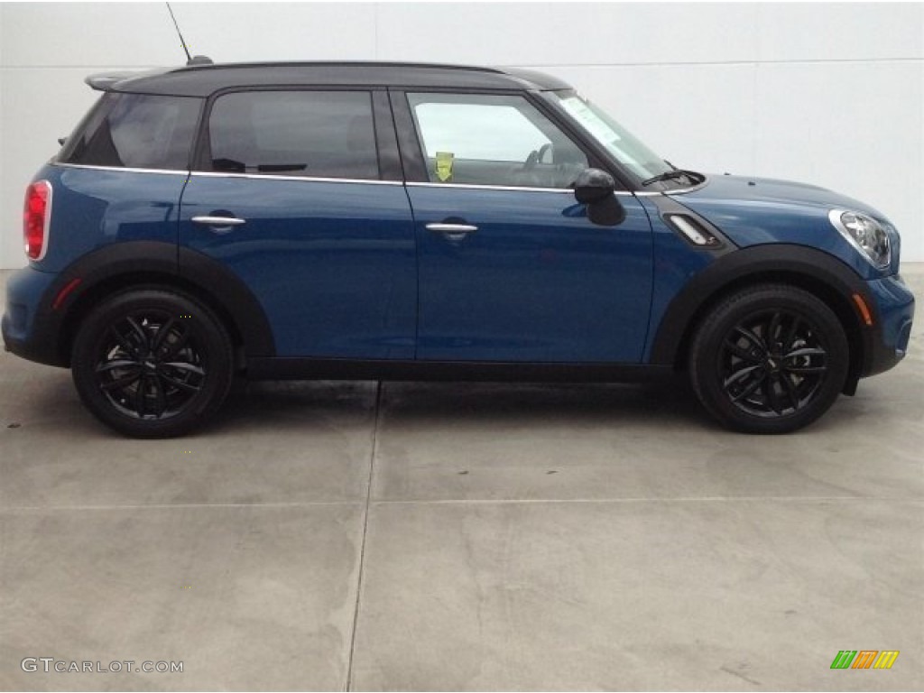 2012 Cooper S Countryman - Surf Blue / Carbon Black photo #2