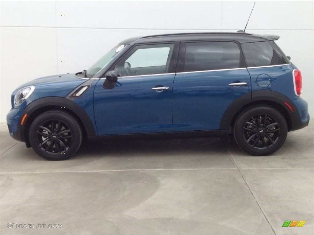 2012 Cooper S Countryman - Surf Blue / Carbon Black photo #5