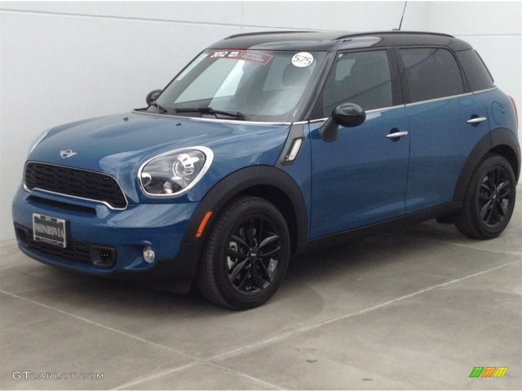 2012 Cooper S Countryman - Surf Blue / Carbon Black photo #6