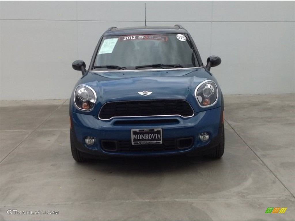 2012 Cooper S Countryman - Surf Blue / Carbon Black photo #7