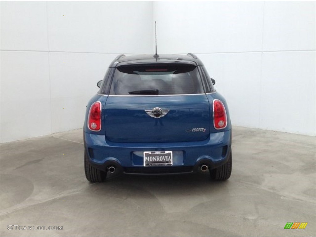 2012 Cooper S Countryman - Surf Blue / Carbon Black photo #8