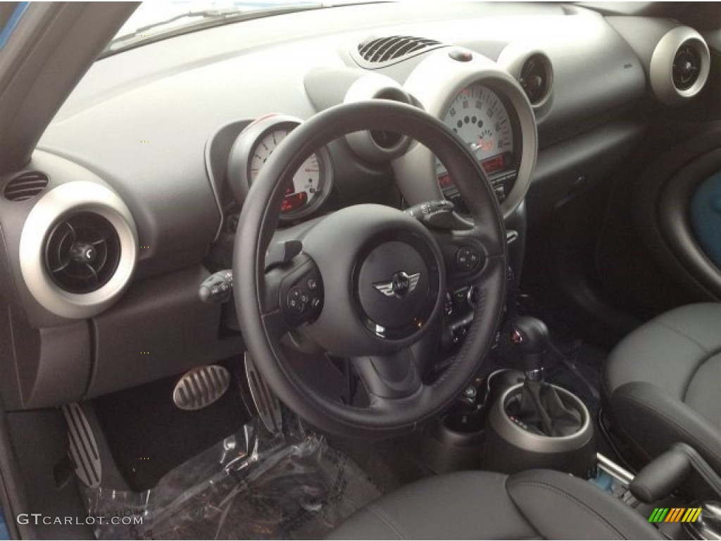 2012 Cooper S Countryman - Surf Blue / Carbon Black photo #9