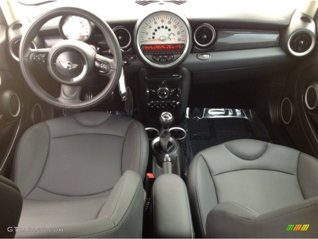 2011 Cooper S Hardtop - Horizon Blue Metallic / Carbon Black photo #10