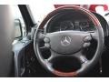 2008 Mercedes-Benz G Black Interior Steering Wheel Photo