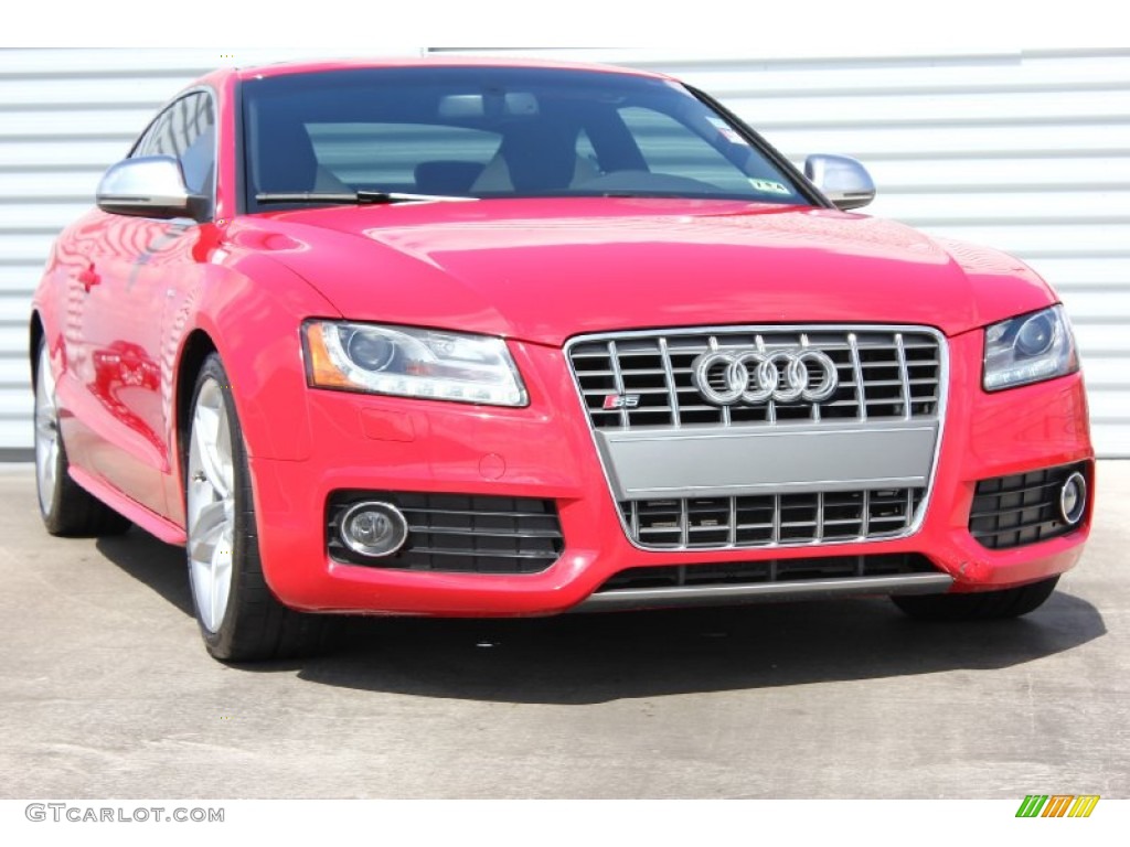 2008 S5 4.2 quattro - Brilliant Red / Black photo #1