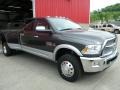 2014 Granite Crystal Metallic Ram 3500 Laramie Crew Cab 4x4 Dually  photo #7