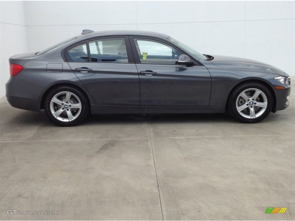 2014 3 Series 328i Sedan - Mineral Grey Metallic / Black photo #2