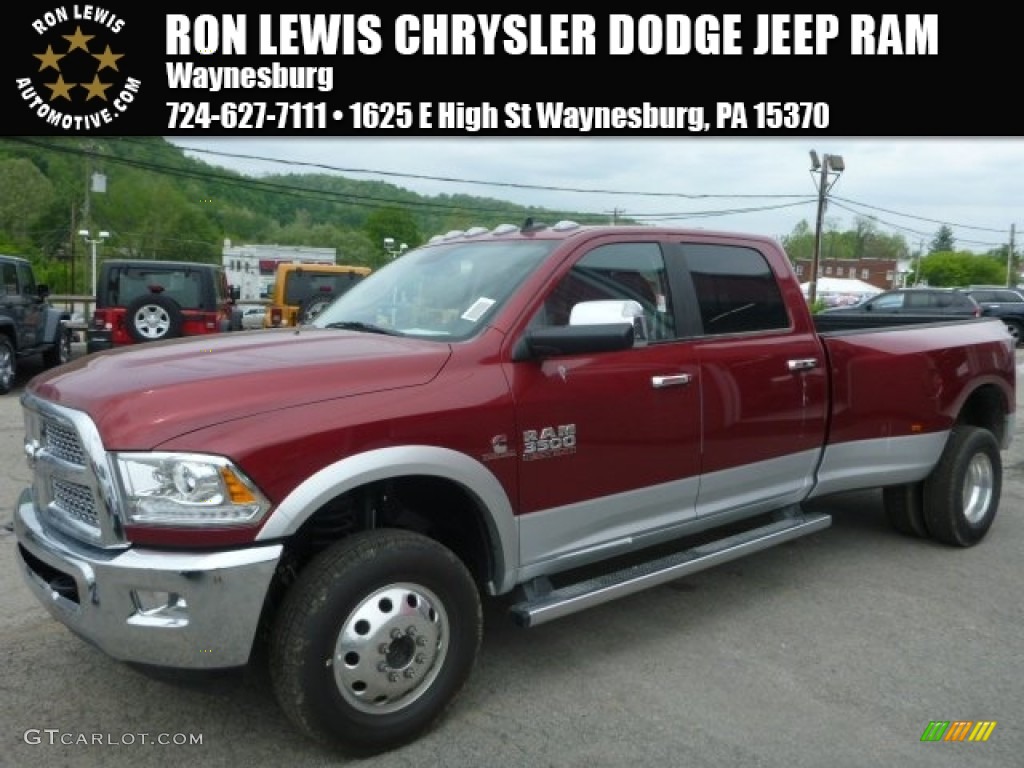 Deep Cherry Red Crystal Pearl Ram 3500