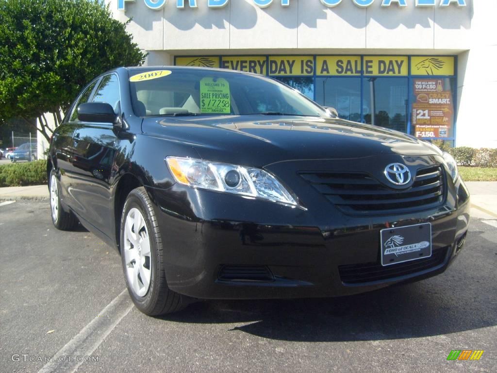 2007 Camry LE - Black / Ash photo #9