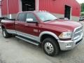 Deep Cherry Red Crystal Pearl - 3500 Laramie Crew Cab 4x4 Dually Photo No. 7