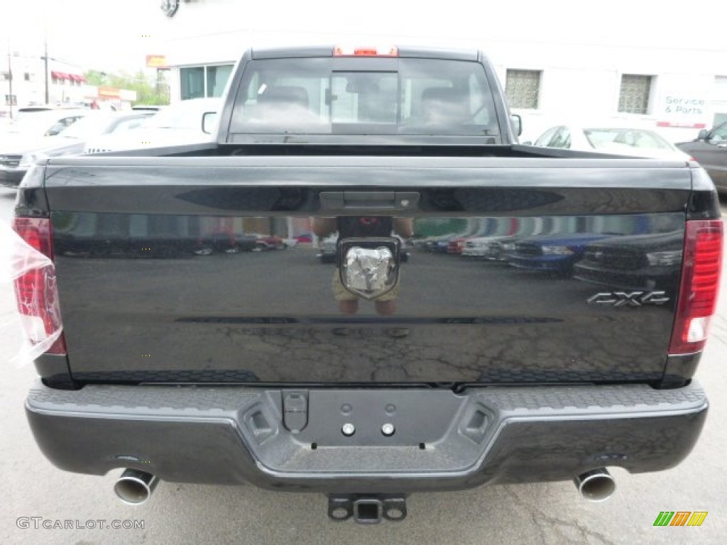 2014 1500 Express Regular Cab 4x4 - Black / Black/Diesel Gray photo #4