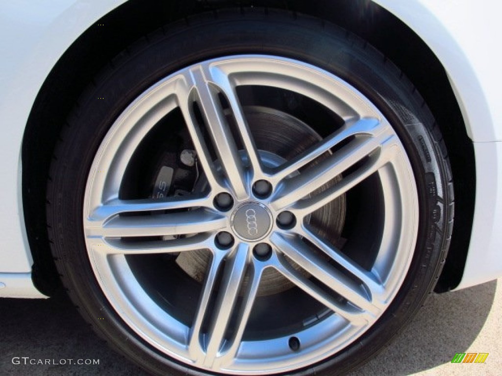 2014 S5 3.0T Premium Plus quattro Cabriolet - Ibis White / Black/Lunar Silver photo #7