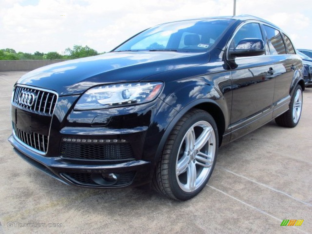 Orca Black Metallic 2014 Audi Q7 3.0 TDI quattro Exterior Photo #93788375