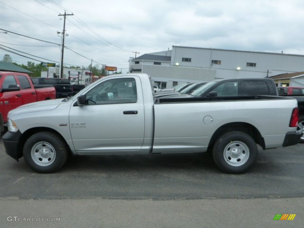 2014 1500 Tradesman Regular Cab - Bright Silver Metallic / Black/Diesel Gray photo #2